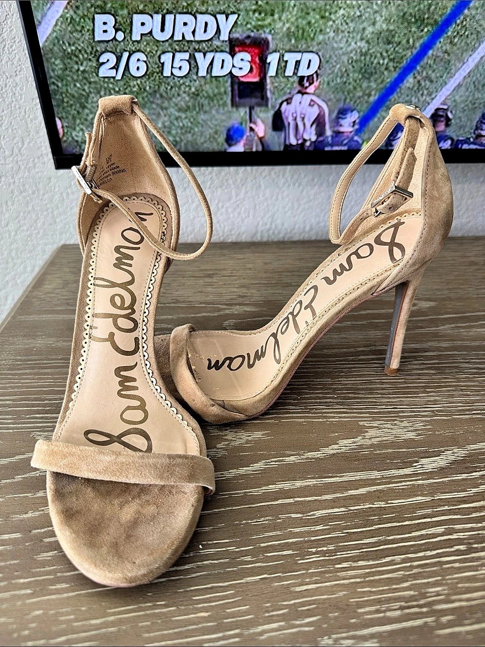 Sam Edelman Ariella Ankle Strap Stiletto Heel Ankle Strap Stiletto Heels Tan